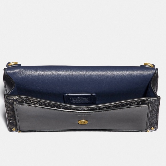 Dreamer Convertible Crossbody In Colorblock Snakeskin ♥ Brass/Heather Grey Multi - Picture 3 of 13